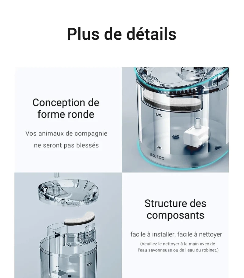 Fontaine pour chat 2 litres