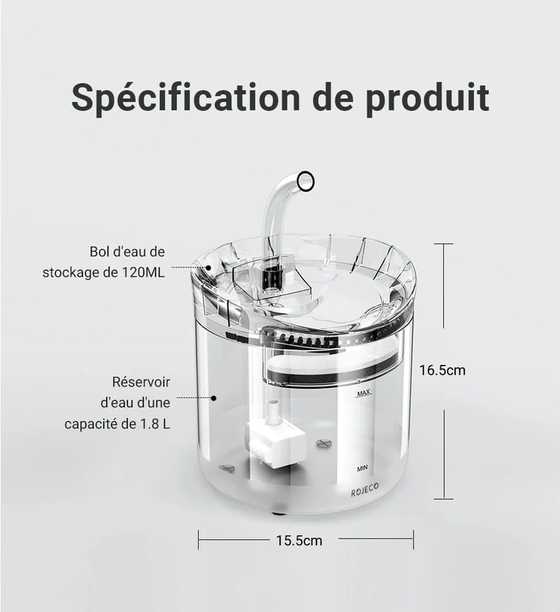 Fontaine pour chat 2 litres
