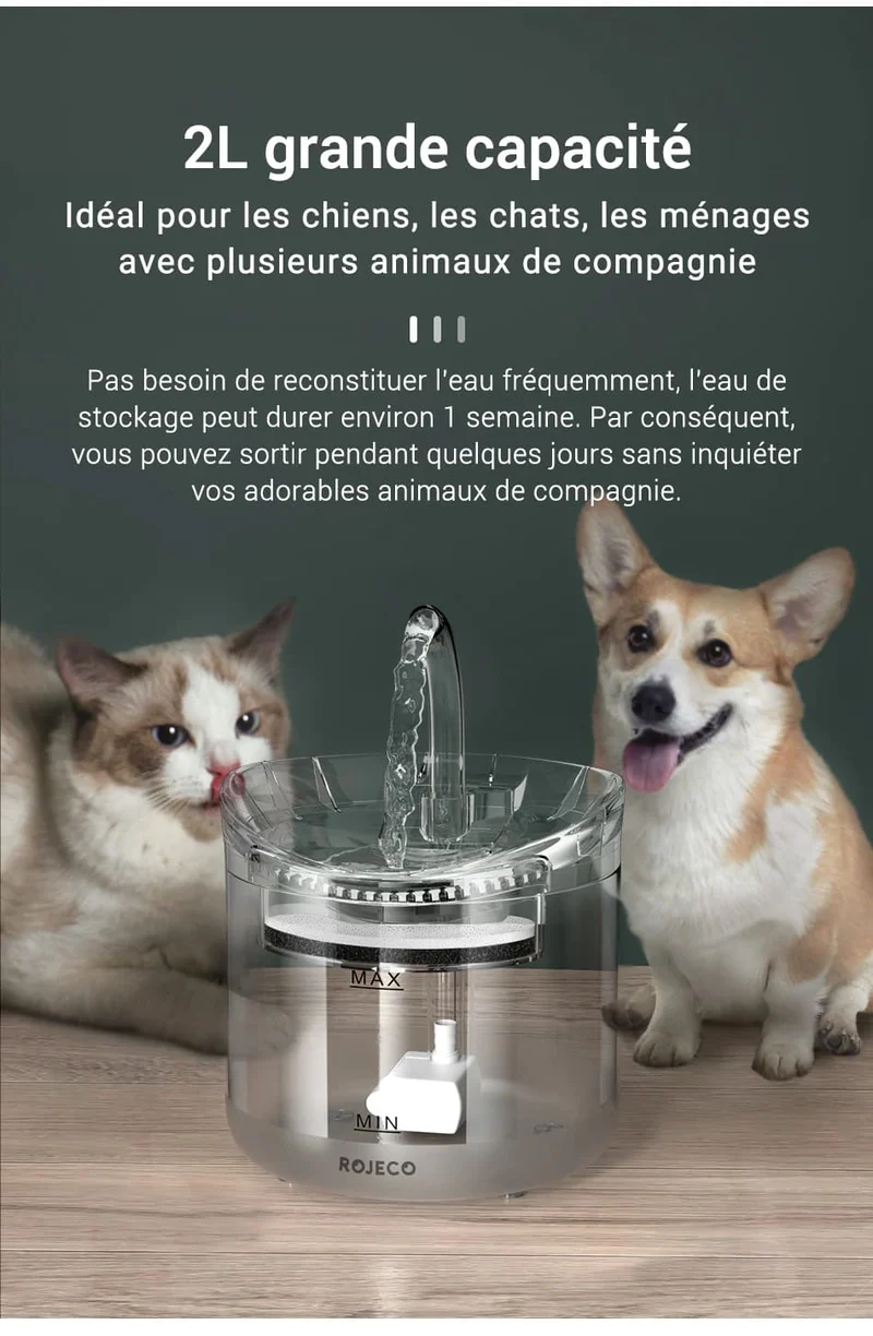 Fontaine pour chat 2 litres
