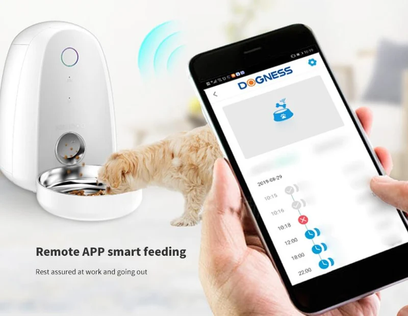 Distributeur de croquettes Wi-Fi