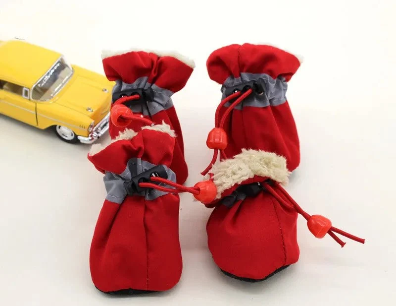 Bottes fourrées pour petit chien