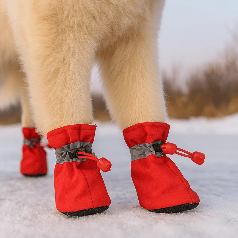 Bottes fourrées pour petit chien