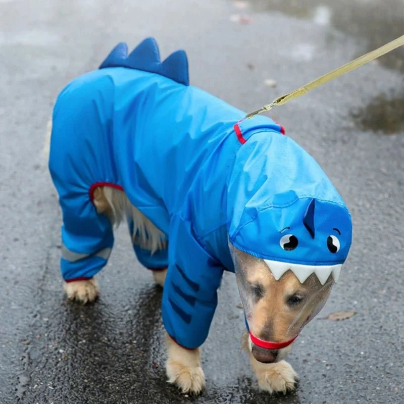 Imperméable requin pour chien