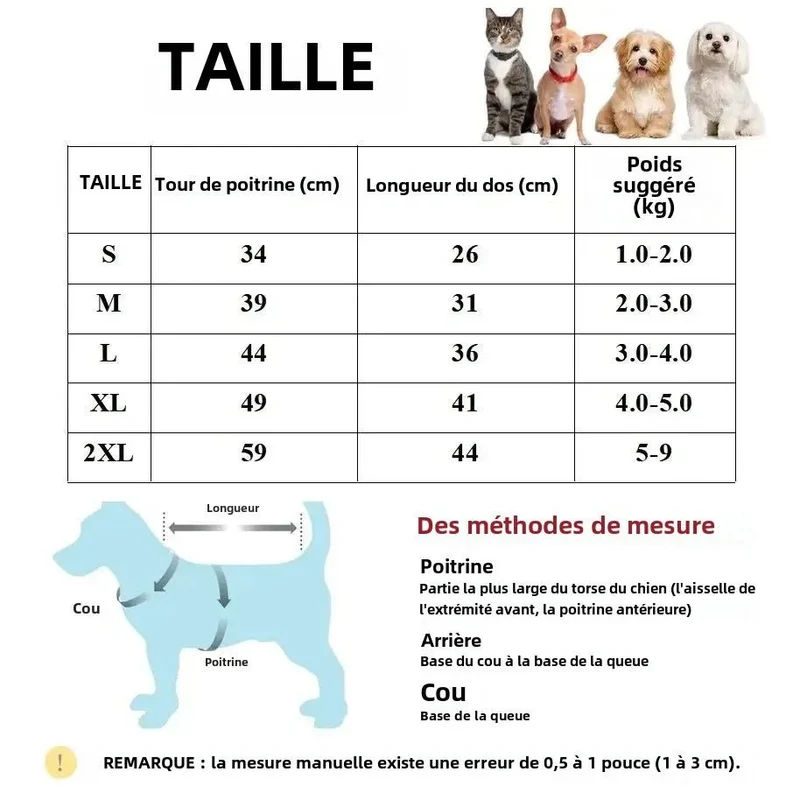 Combinaison imperméable chien