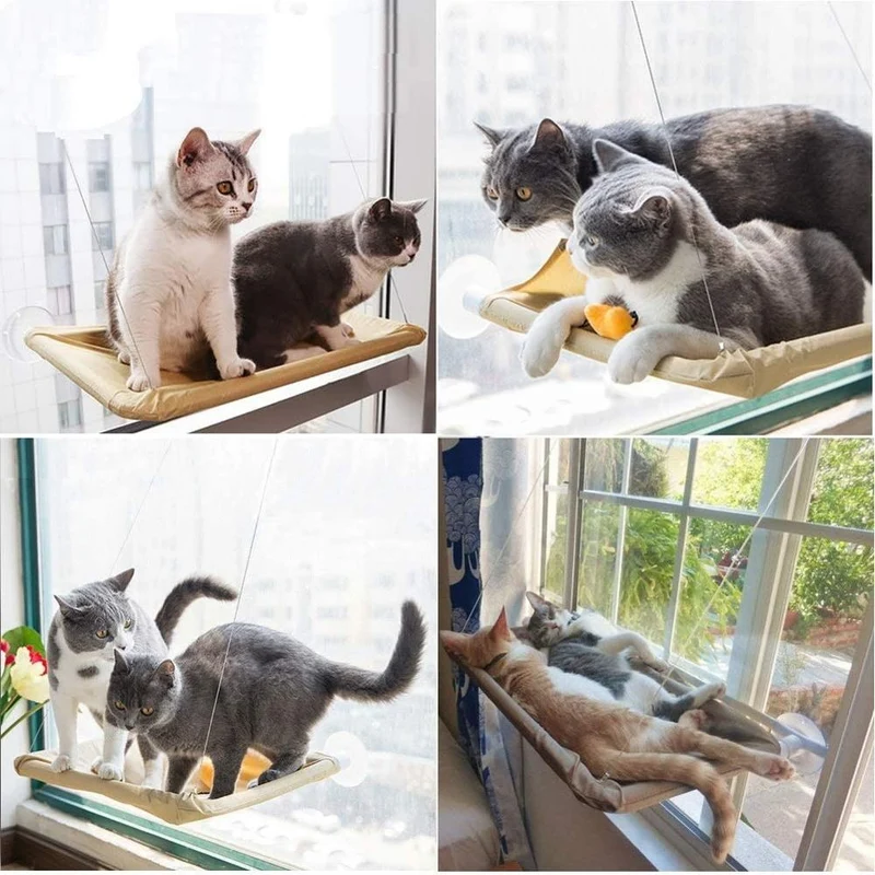 Hamac de fenêtre confortable pour chat