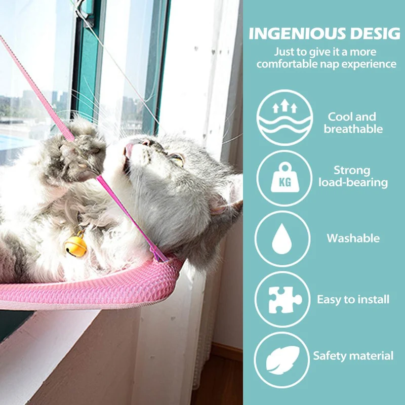Hamac de fenêtre pour chat