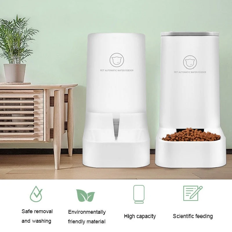 Fontaine et distributeur de croquettes