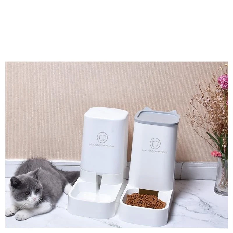 Fontaine et distributeur de croquettes