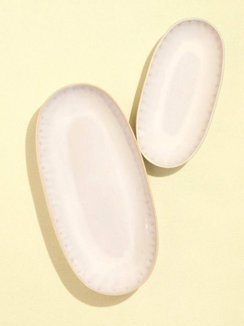Plat de service M | Blanc audacieux