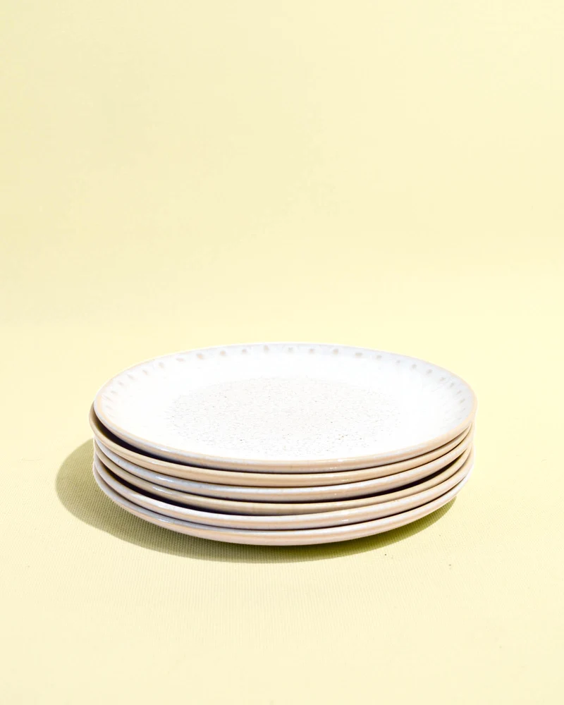 Petite assiette | Blanc audacieux