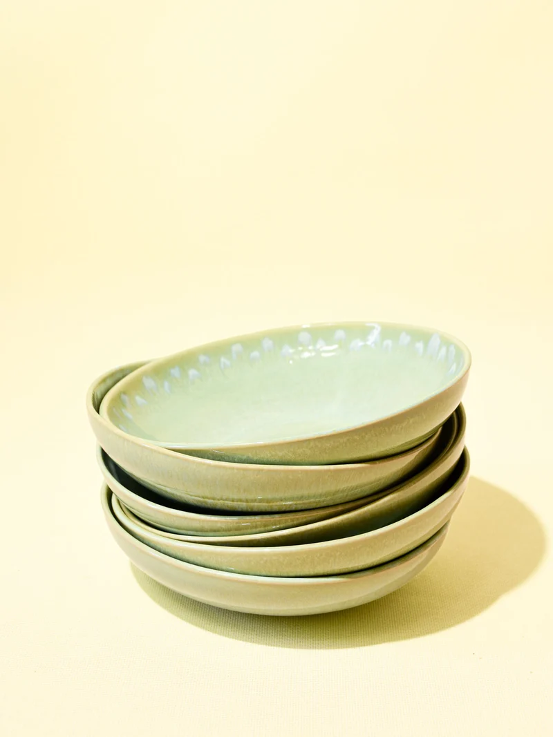Assiette creuse | Vert audacieux