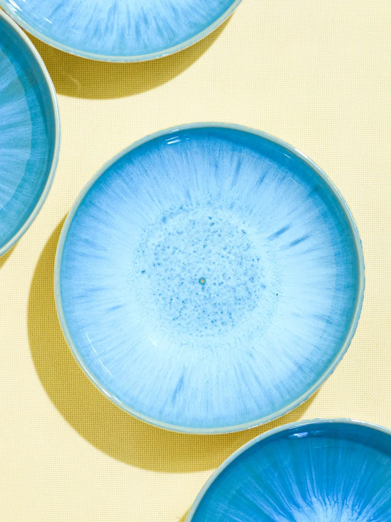 Assiette creuse | Bleu água