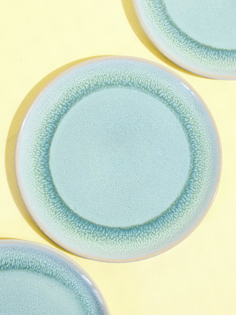 Grande assiette | Bleu água