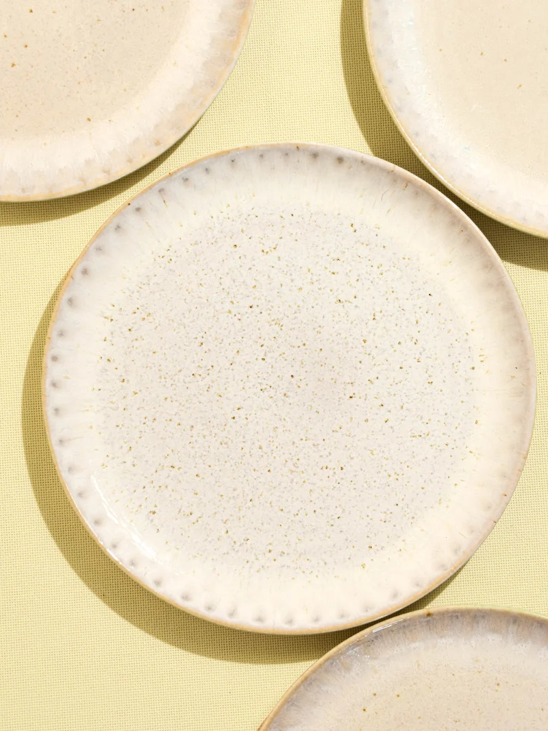 Grande assiette | Blanc audacieux