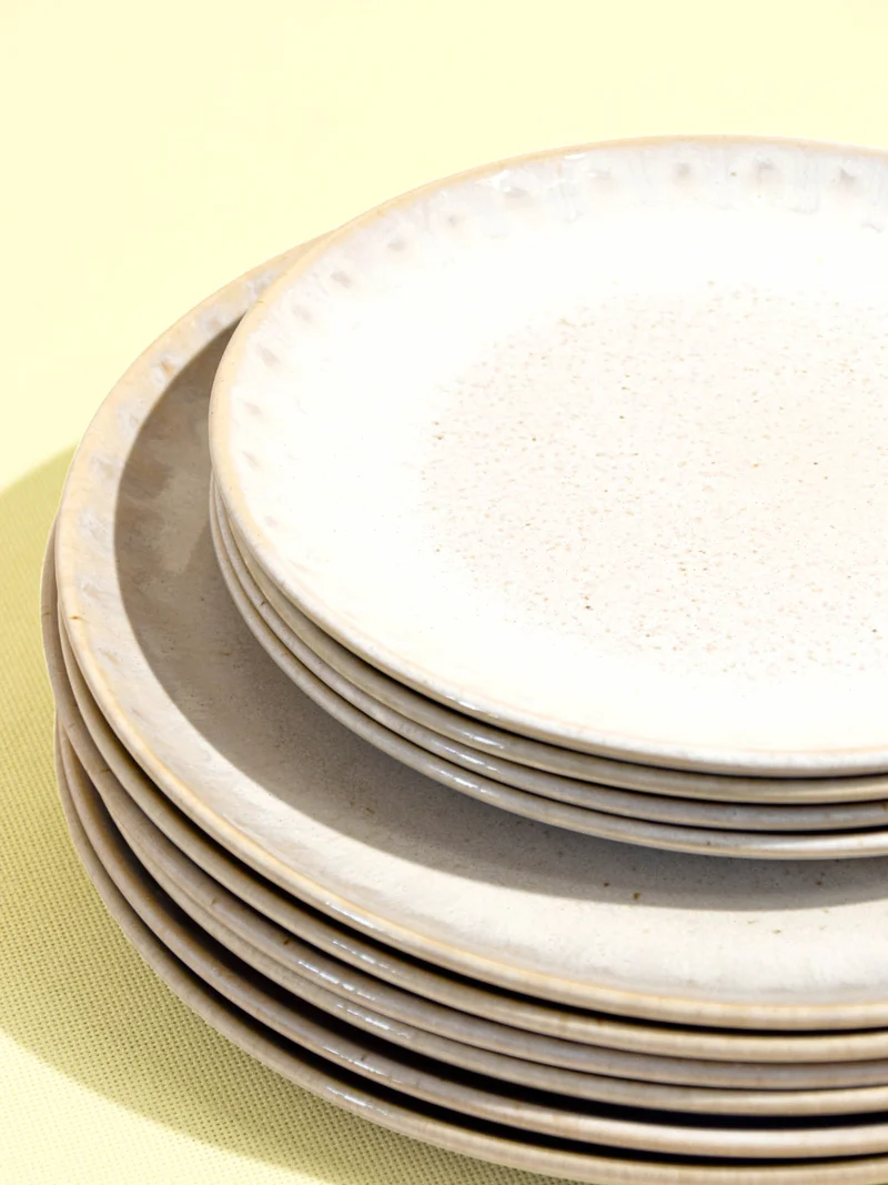 Grande assiette | Blanc audacieux