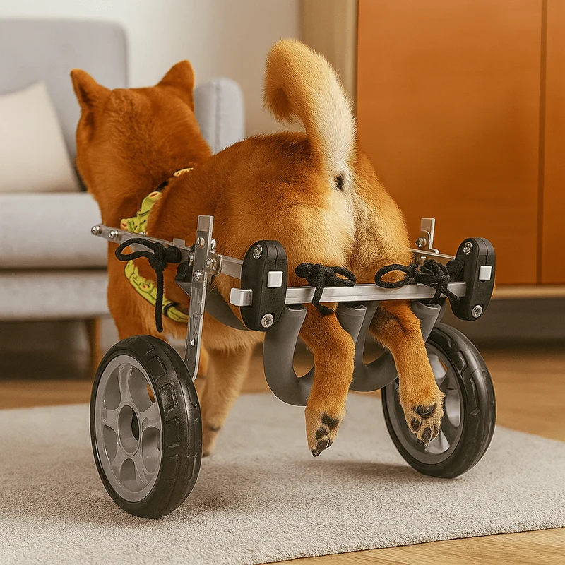 Chariot pour chien à mobilité réduite
