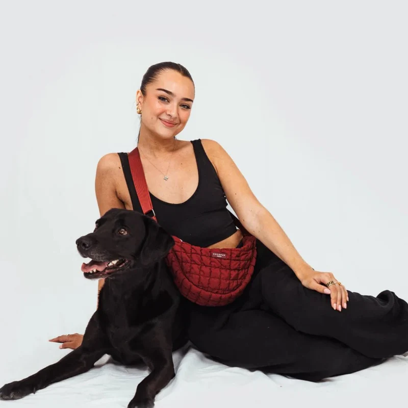 Sac de promenade pour chien chic et mains libres - Crescent