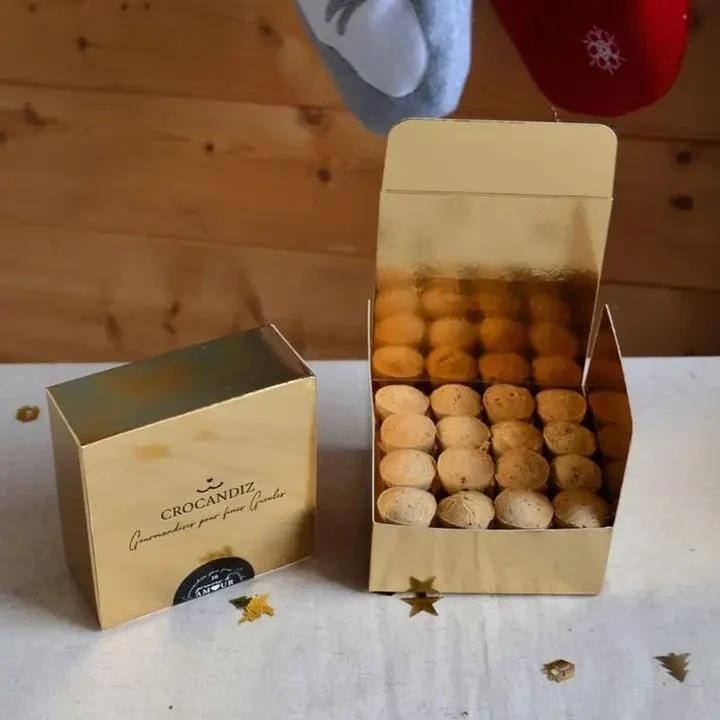 Boîte de gourmandises pour chien – Dinde aux marrons bio
