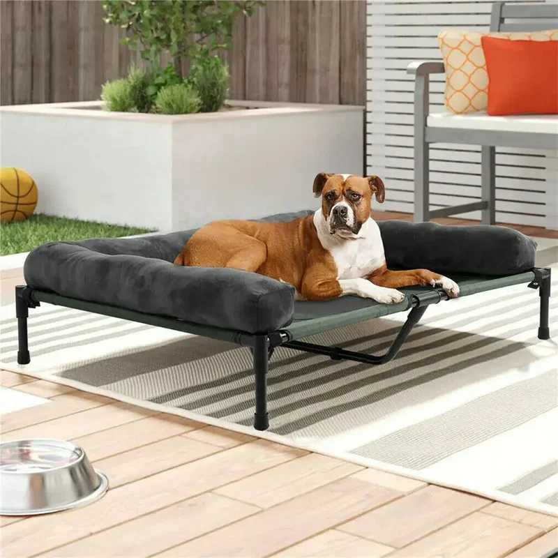Canapé surélevé résistant et imperméable pour chien
