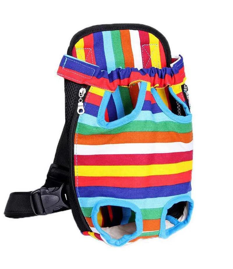 Sac ventral pour chien à motif