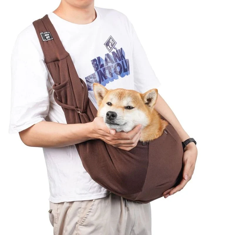 Sac en bandoulière tendance pour chien