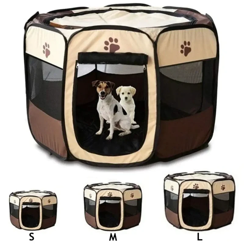 Chambre intérieure et extérieur pour chien