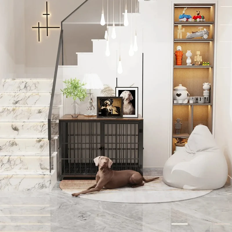 Meuble en cage pour animaux