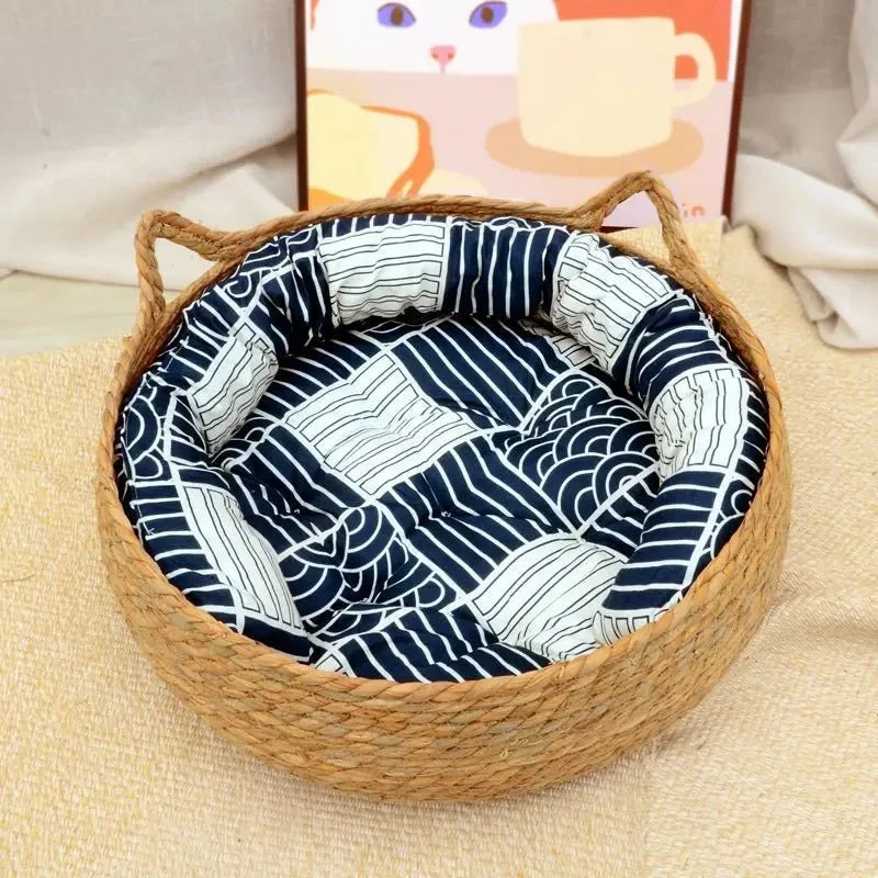 Panier pour chien en osier