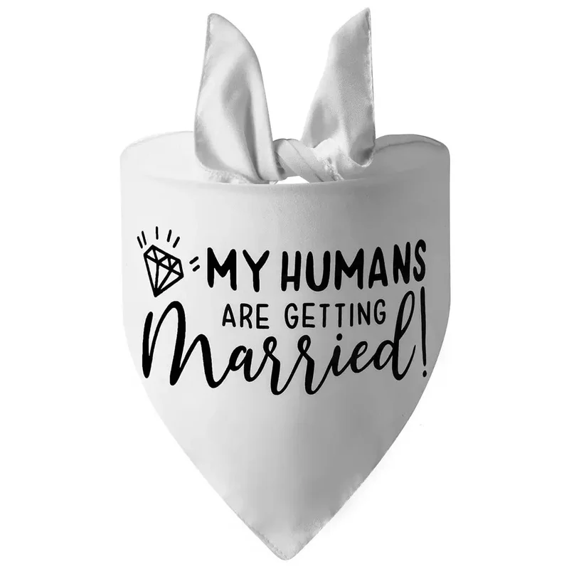 Bandana de mariage pour chien