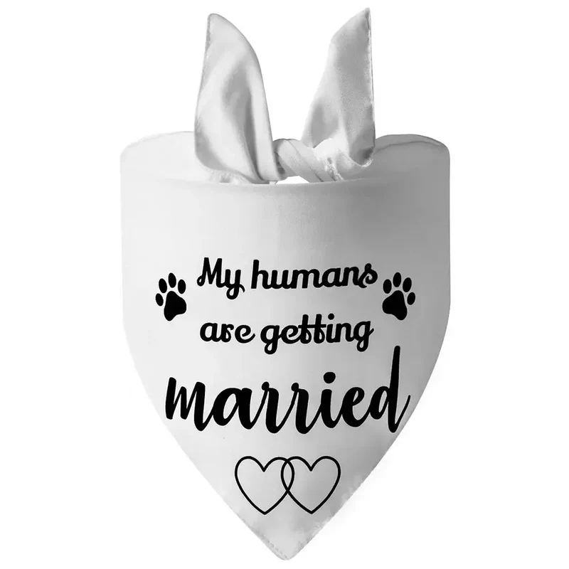 Bandana de mariage pour chien