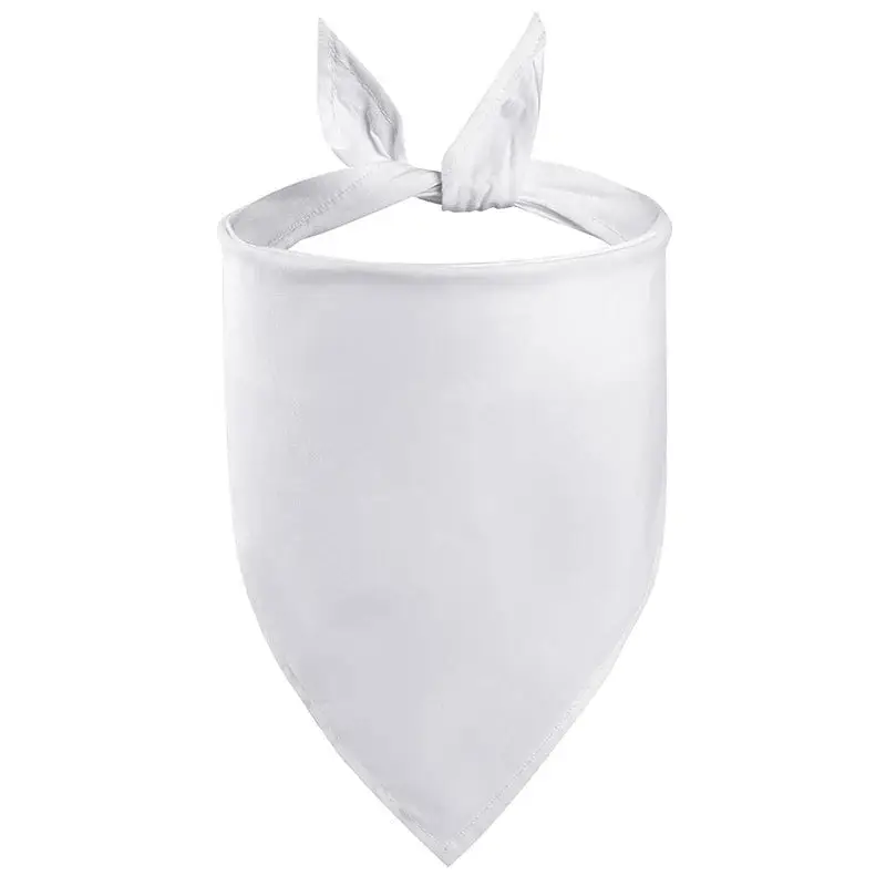 Bandana de couleur unie pour chien