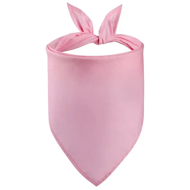 Bandana de couleur unie pour chien