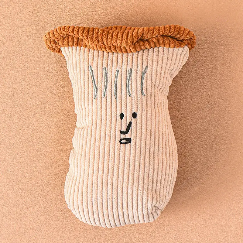 Peluche champignon pour chien