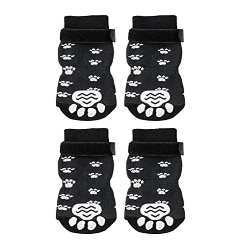 Chaussette ajustable anti-dérapante pour chien