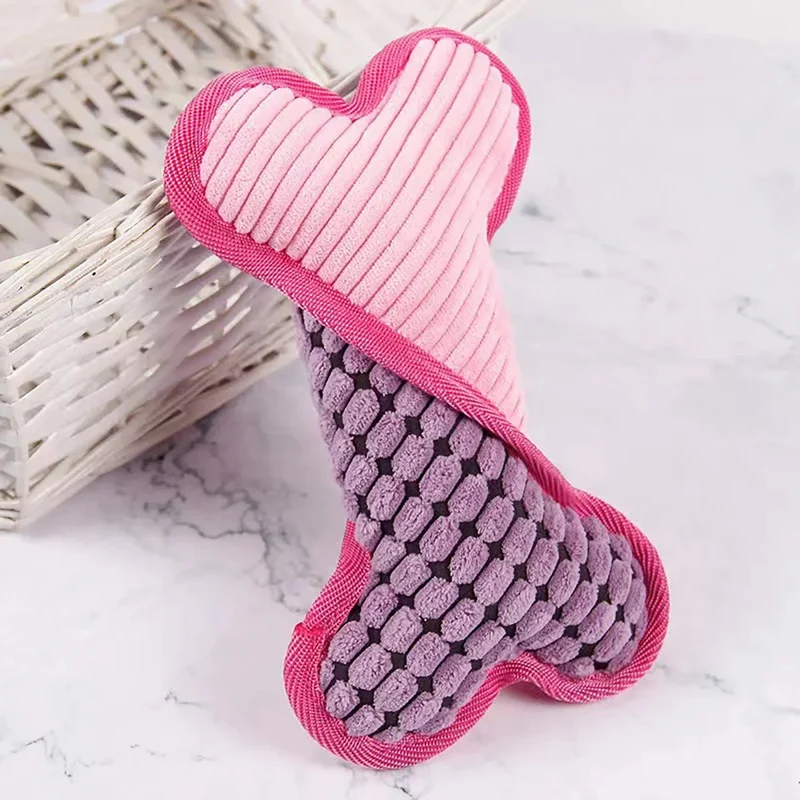 Os en peluche durable pour chien