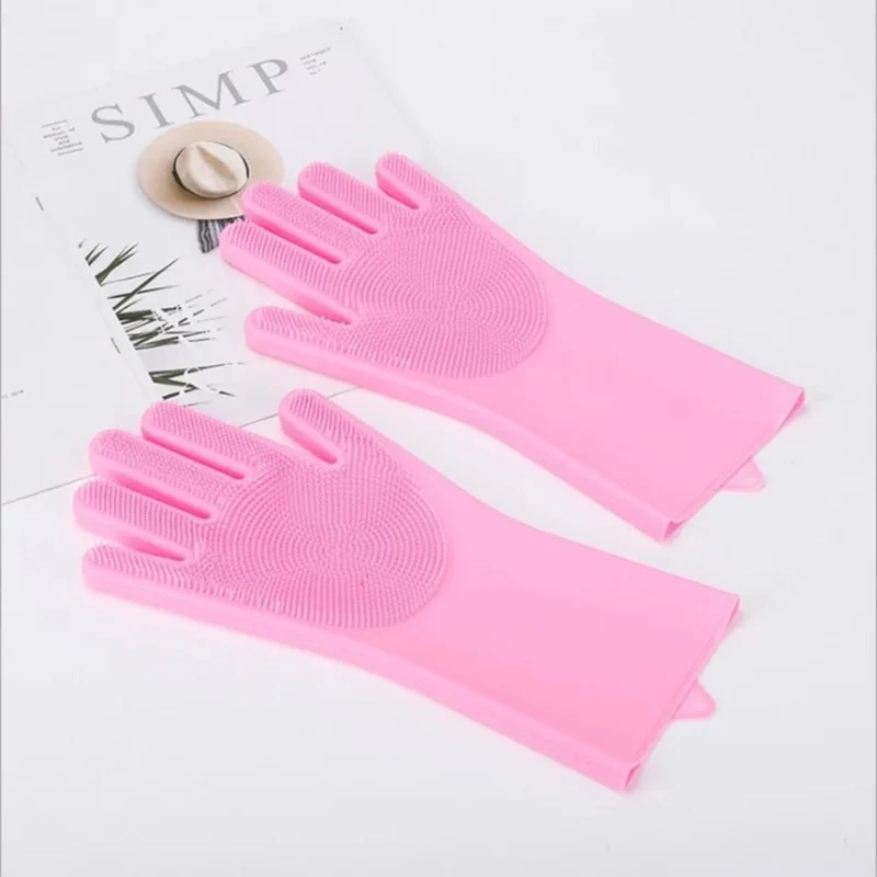 Gants brosse pour chien
