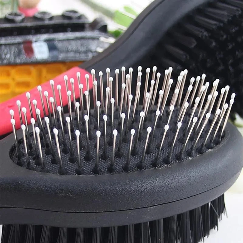Brosse double pour long poil