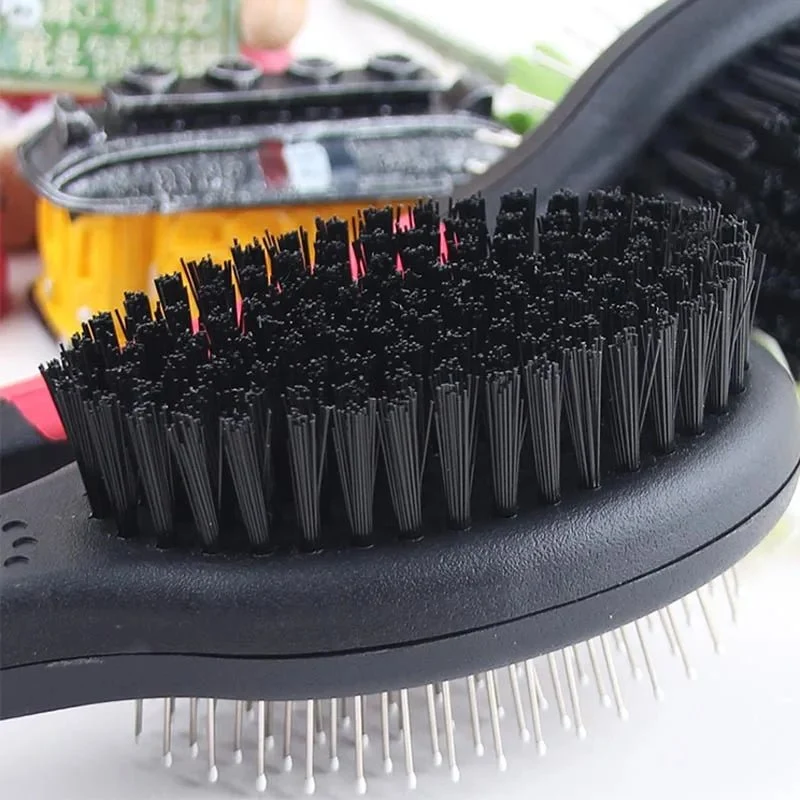 Brosse double pour long poil