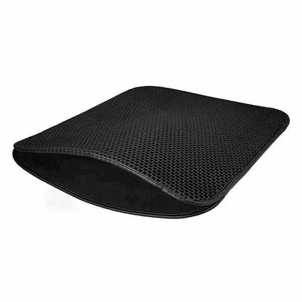 Tapis de litière alvéolé pour chat