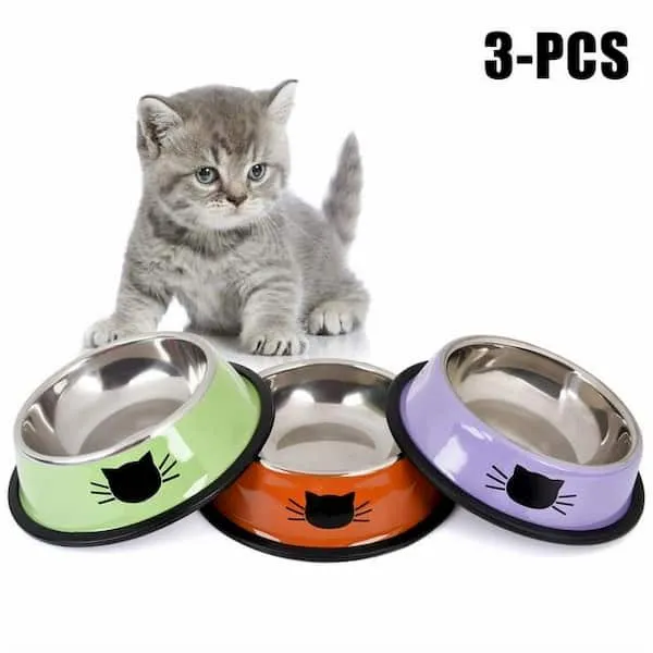 Lot de 2 ou 3 gamelles en inox