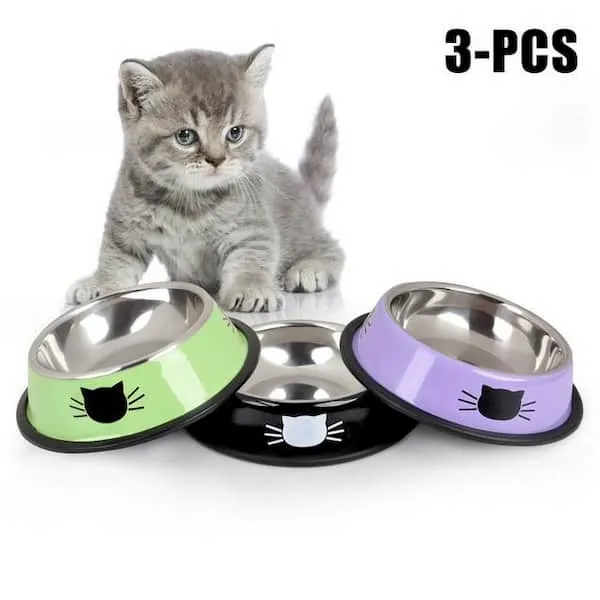 Lot de 2 ou 3 gamelles en inox