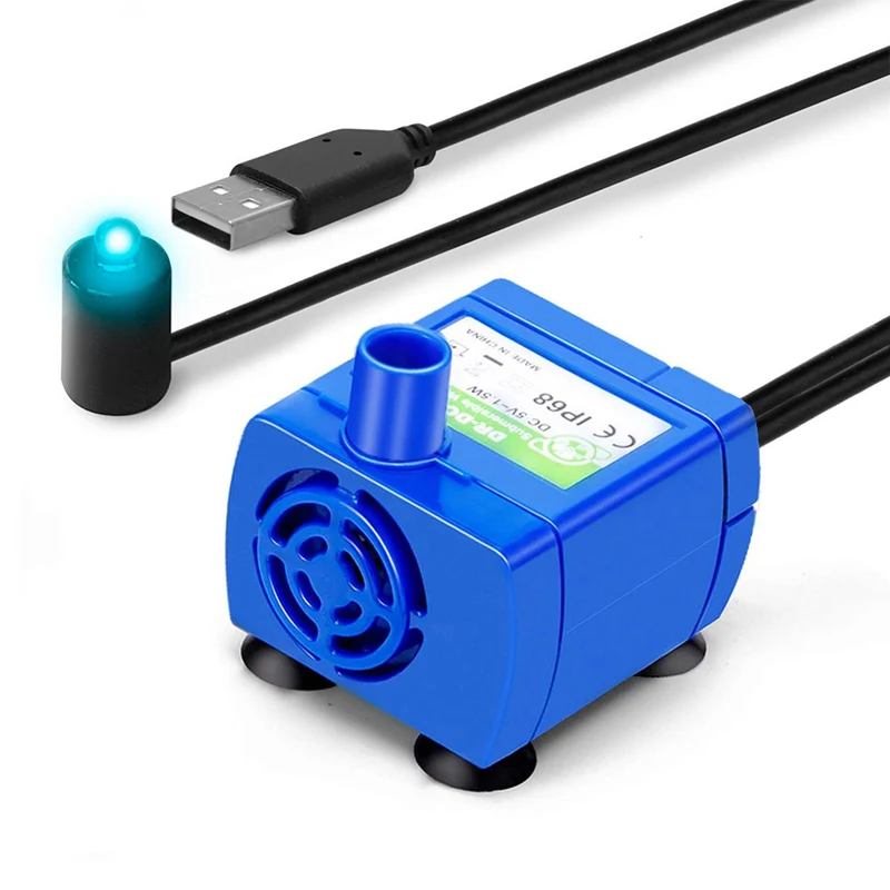 Pompe pour fontaine à chat USB