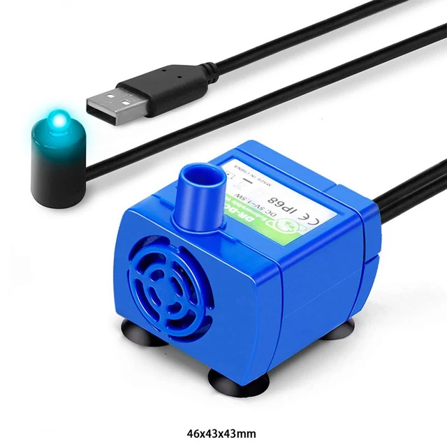 Pompe pour fontaine à chat USB