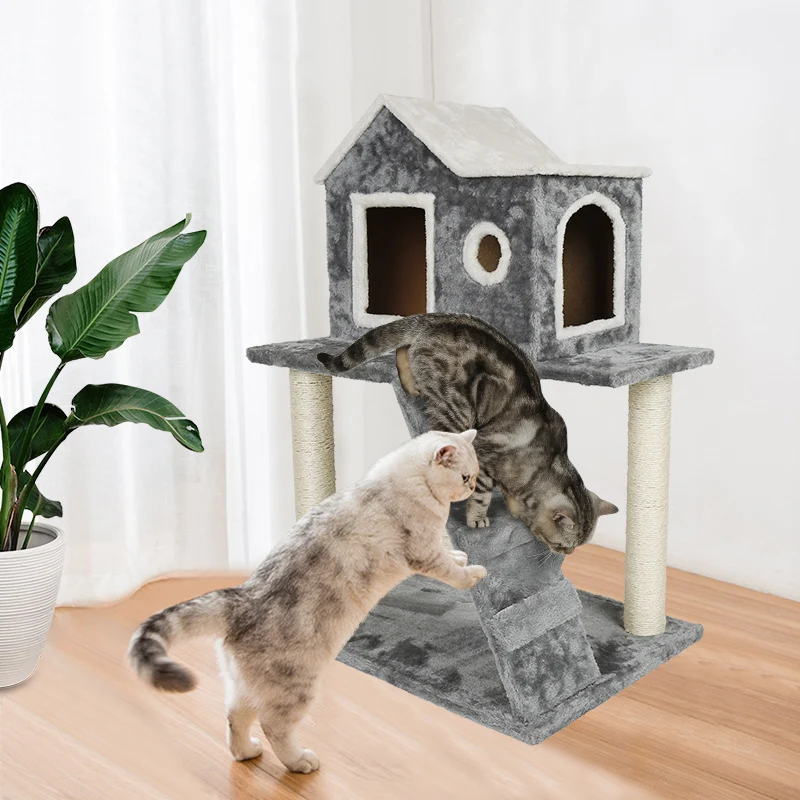 Arbre à chat maison 88 cm - Modèle : Casa