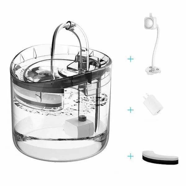 Fontaine silencieuse intelligente pour chat