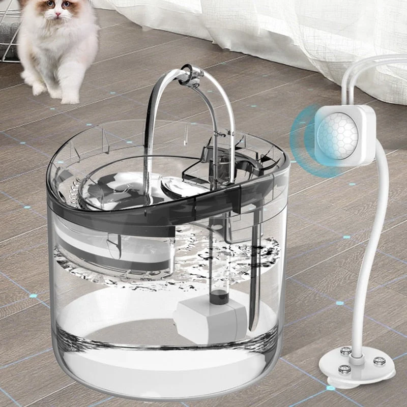 Fontaine silencieuse intelligente pour chat