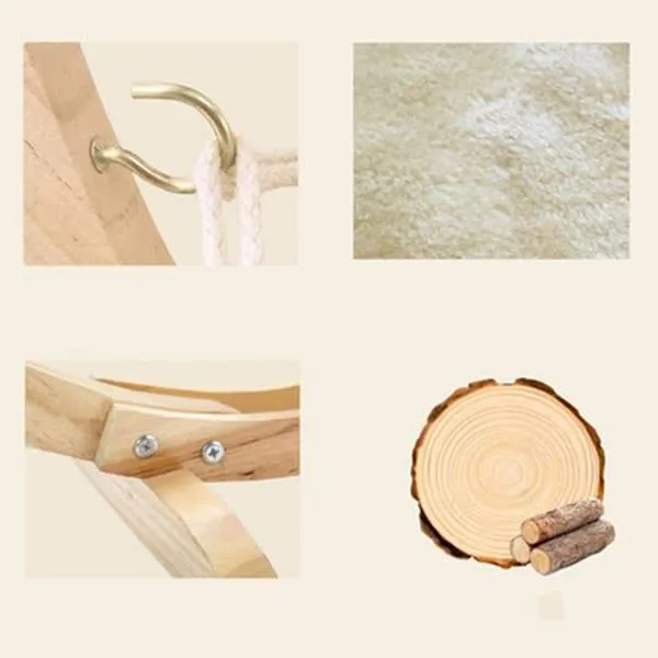 Hamac en bois pour chat