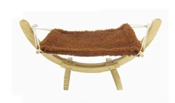 Hamac en bois pour chat