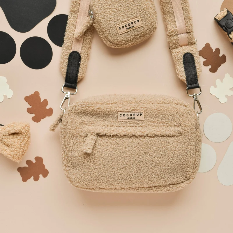 Sac de promenade chien Teddy Rupert – doux & organisé
