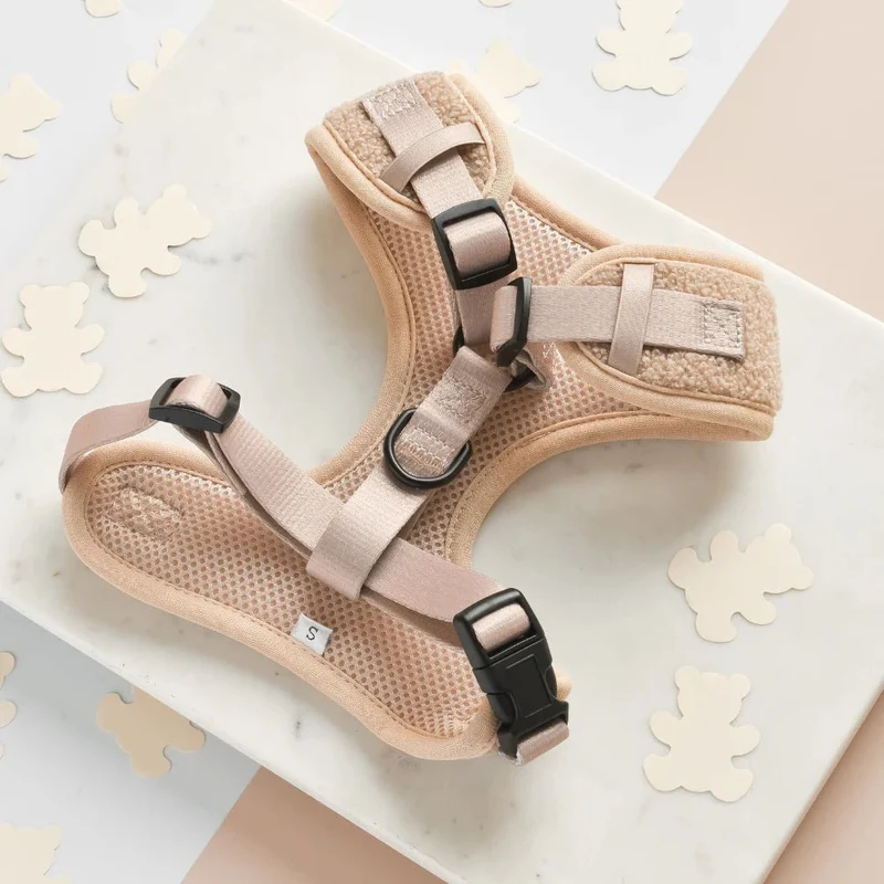 Harnais chien Teddy Rupert en H – doux, cosy & ajustable